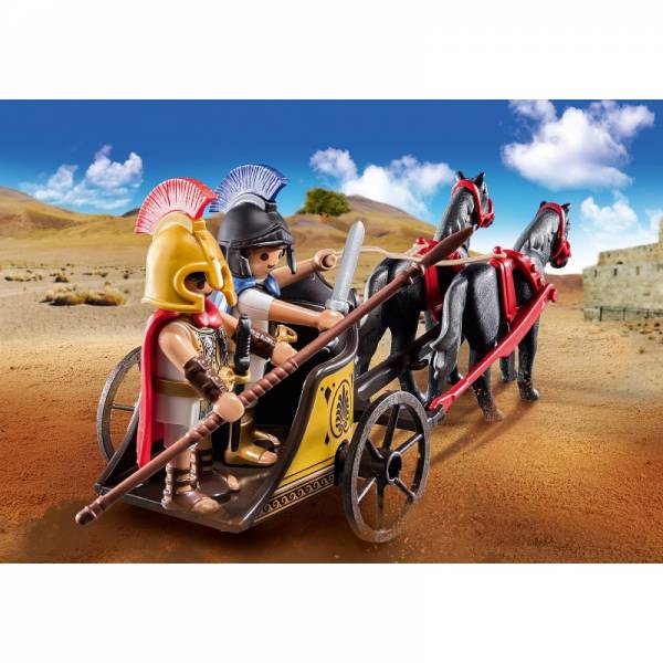 PLAYMOBIL 70469 HISTORY ACHILLES WITH CHARIOT AND PATROKLOS